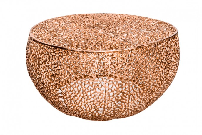 LEO - 80 cm soffbord i koppar