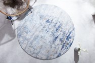 Carpet Modern Art 150cm round blue beige