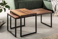 Coffee table Elements set of 2 Sheesham
