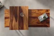 Coffee table Elements set of 2 Sheesham