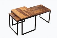 Coffee table Elements set of 2 Sheesham