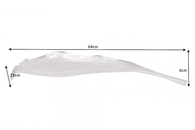 SIENNA - 64 cm fat i silverfärg