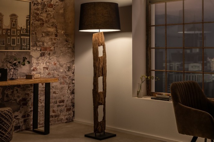 BORAY - 177 cm golvlampa i svart