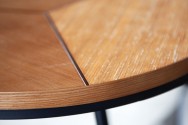 BEDORA - 80 cm soffbord i ek