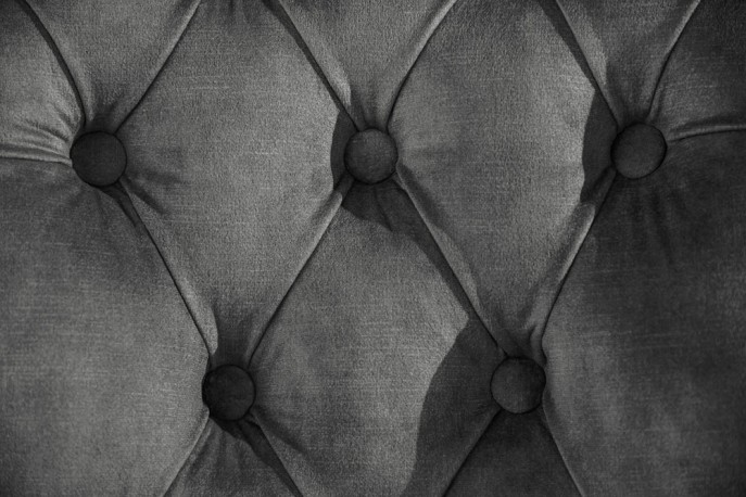 ADORA - slottsstol i grå/grön sammet