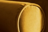 MUSTARD - 225 cm soffa i senapsgul sammet