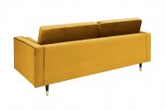 MUSTARD - 225 cm soffa i senapsgul sammet