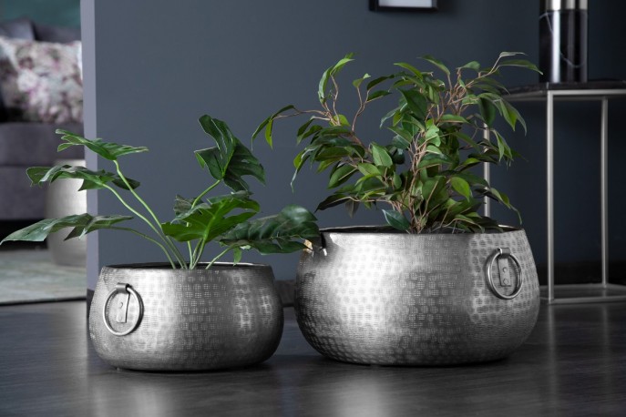 OSCAR - 2 st krukor i silver