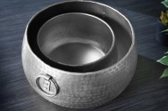 OSCAR - 2 st krukor i silver