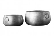 OSCAR - 2 st krukor i silver