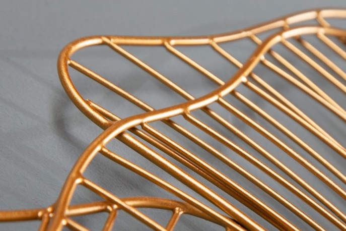 Wall decoration Ginkgo 90cm gold