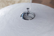 BLISTER - Ø70CM TAKLAMPA VIT/SILVER