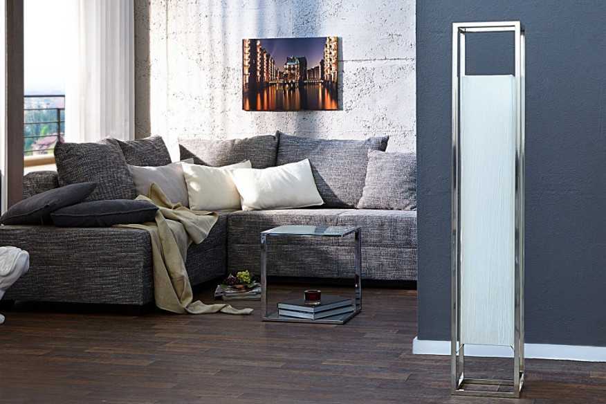 Stehleuchte Agapune weiss 120cm