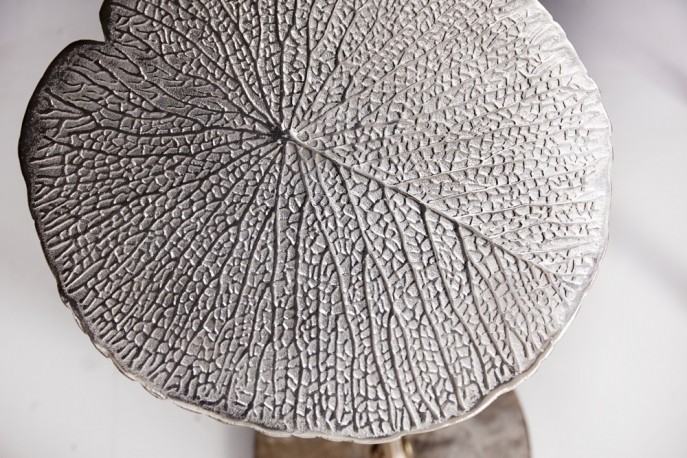 SORORA - 42 cm sidobord i silverfärg