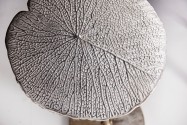 SORORA - 42 cm sidobord i silverfärg