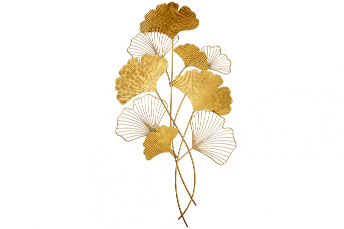 MIKA - 110 cm väggdekoration i guldfärg