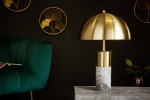 Table lamp Burlesque gold marble grey