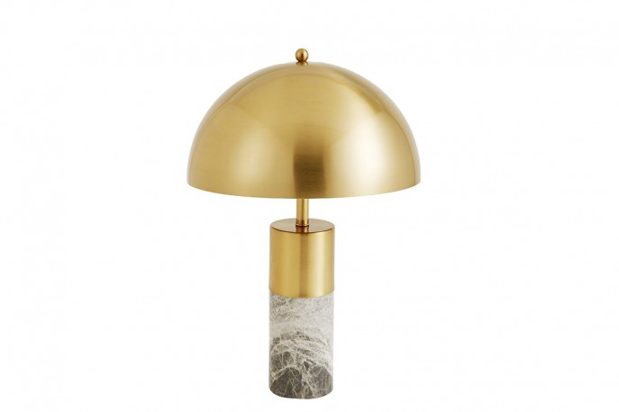 Table lamp Burlesque gold marble grey