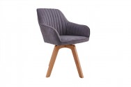 Chair Livorno vintage gray swivel