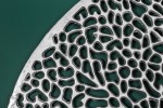 Wall mirror Leaf 112cm L silver