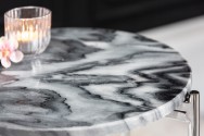 STONEFIELD - 60 CM - SOFFBORD POLERAD GRÅ MARMOR