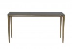 Modern console table top matt marble base rustic copper 140x40x75 cm