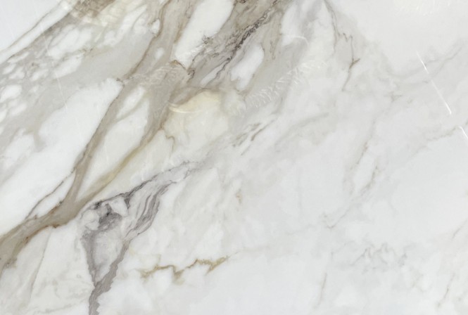 Designer Round coffee table in white marble glossy top 90x36 cm 2