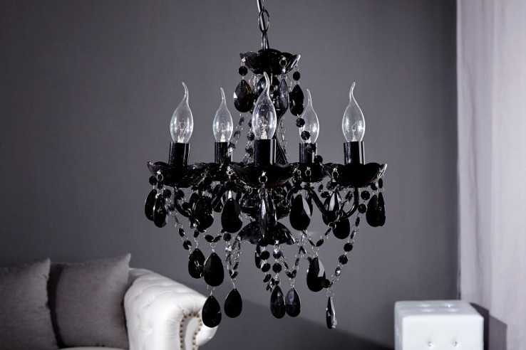 Kronleuchter Karat "S" 5-armig schwarz