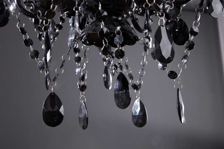 Kronleuchter Karat "S" 5-armig schwarz