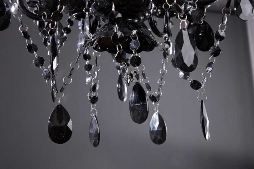 Kronleuchter Karat "S" 5-armig schwarz