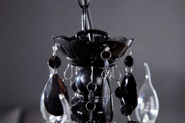 Kronleuchter Karat "S" 5-armig schwarz