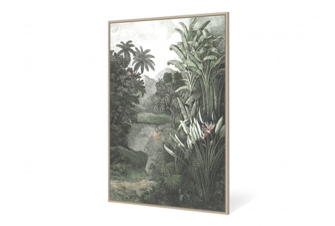 TROPICAL - 82.6 x 122.6 cm tavla i svart/vitt