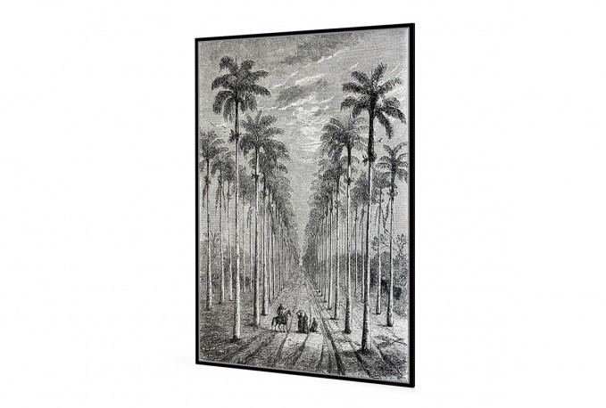 ALLEY - 82.6 x 122.6 cm tavla i svart/vitt