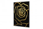 GOLDIE - 82.6 x 122.6 cm tavla i svart/guld