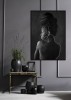 KIERA - 82.6 x 122.6 cm tavla i svart/vitt