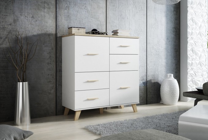 NORDIC - 110cm Skänk i Stilren Design