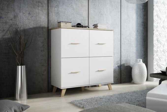 NORDIC - 110cm Skänk i Stilren Design