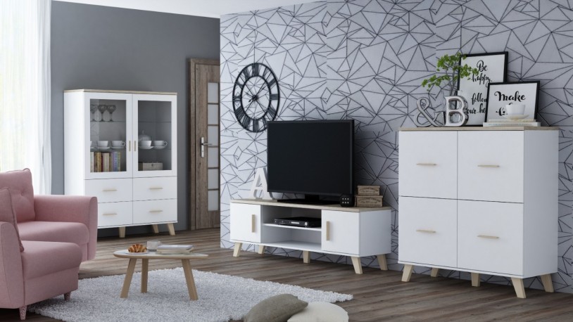 NORDIC - 110cm Skänk i Stilren Design