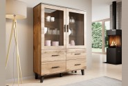 NORDIC - 160cm Vitrinskåp i Stilren Design