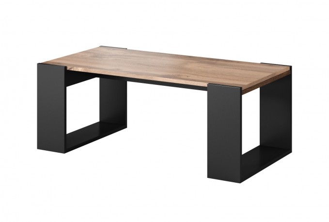 UTAH - 120CM soffbord i wotanek/antracit