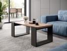 UTAH - 120CM soffbord i wotanek/antracit