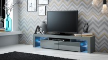 MILTON - 200cm TV-bänk högglans med LED