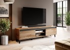 MASON - 170cm TV-bänk i wotan ek/antracit
