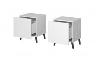 ICON - 44cm Set Med 2 Modern Sängbord