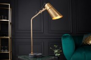Table lamp ENERGIERING with black marble base