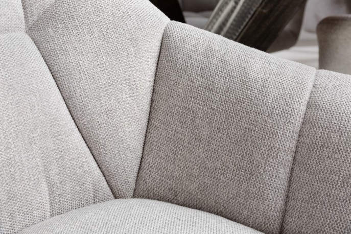 Chair Papillon light gray rotatable