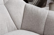 Chair Papillon light gray rotatable