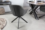 Chair Papillon anthracite rotatable