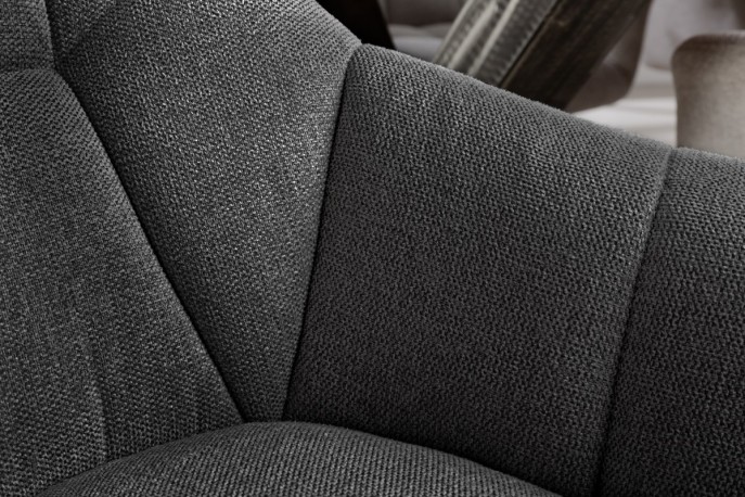 Chair Papillon anthracite rotatable