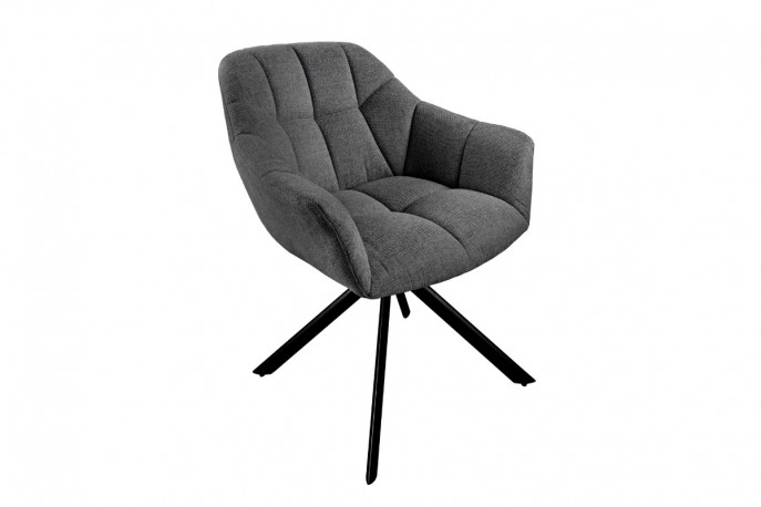 Chair Papillon anthracite rotatable